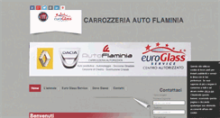 Desktop Screenshot of carrozzeriaautoflaminia.eu